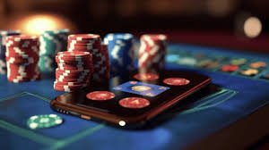 Live roulette wheel with betting board