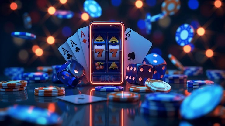 Live baccarat table with card outcomes